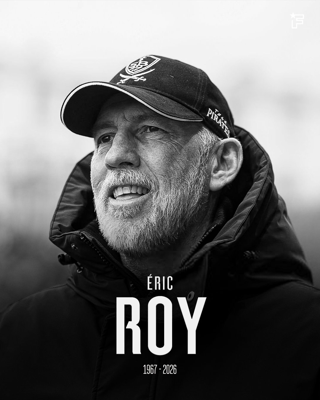 R.I.P.️布雷斯特主帅埃里克·罗伊因胰腺癌去世，终年58岁
